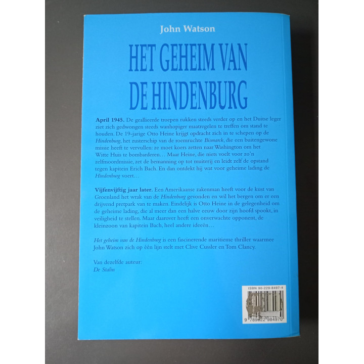 John Watson Het geheim van de Hindenburg