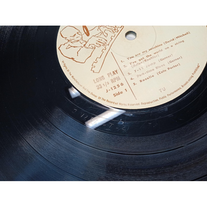 Erroll Garner Plays LP Jazztone J-1256