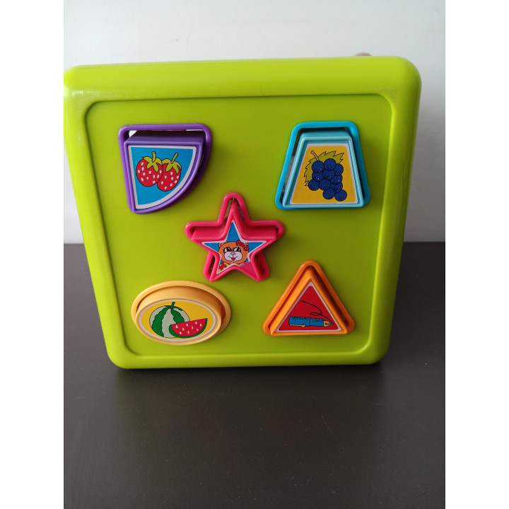 Activiteitenkubus - Vormsorter met Geluid & Klok