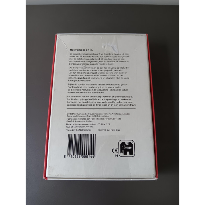 Het Verkeer en Ik - Educatief Kaartspel (Jumbo, 1987)