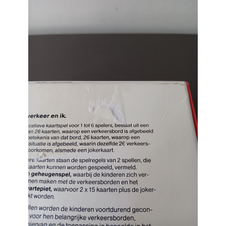 Het Verkeer en Ik - Educatief Kaartspel (Jumbo, 1987)