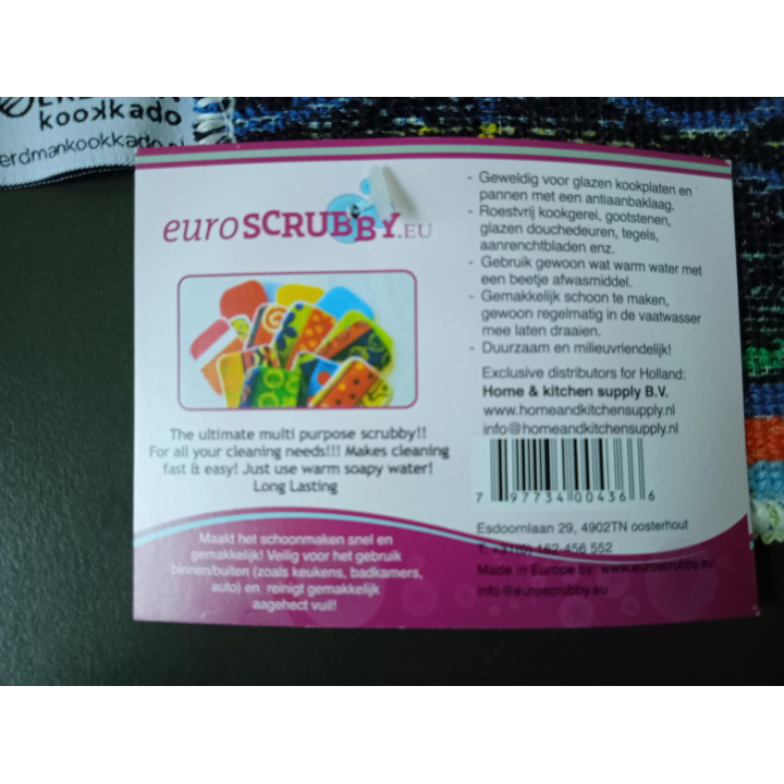 EuroScrubby schoonmaakdoekje 17 x 13 cm nieuw