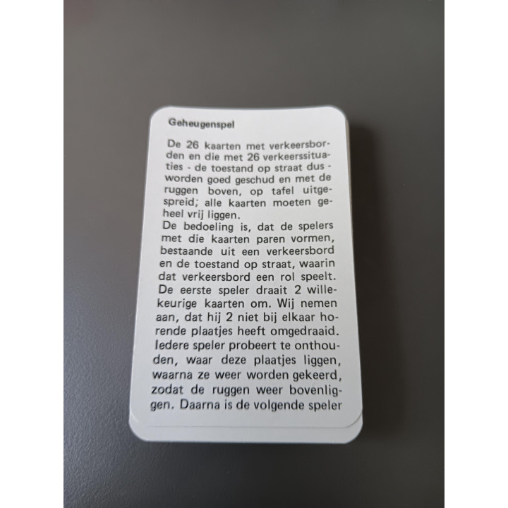 Het Verkeer en Ik - Educatief Kaartspel (Jumbo, 1987)