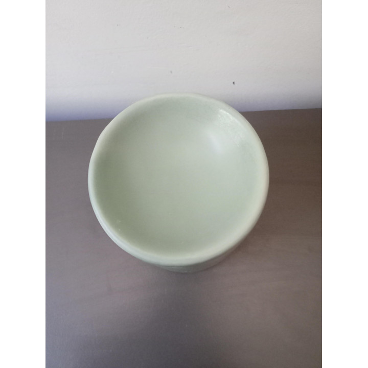 Groene keramieken geurbrander 9 cm