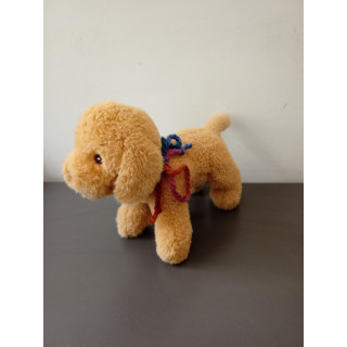Zeeman beige knuffelhond 22 cm