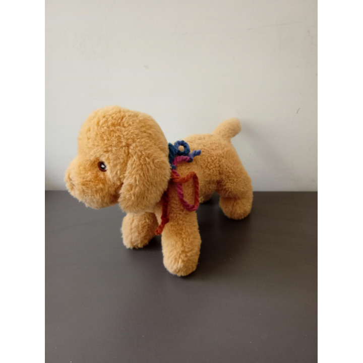 Zeeman beige knuffelhond 22 cm