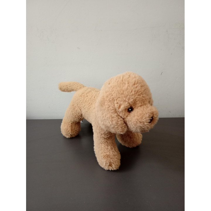 Zeeman beige knuffelhond 22 cm
