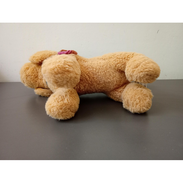 Zeeman beige knuffelhond 22 cm