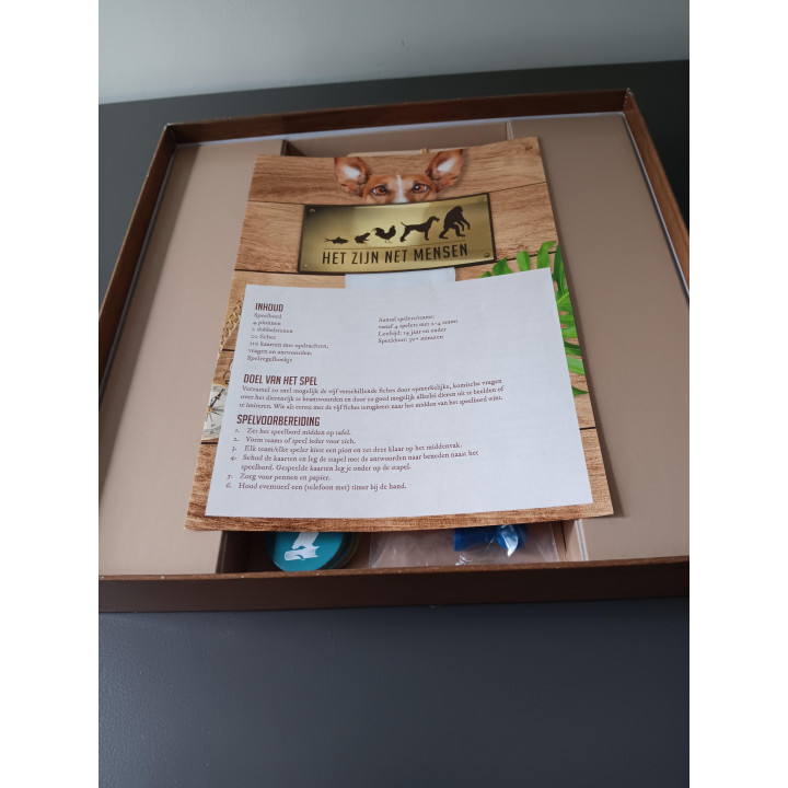 Het Zijn Net Mensen - Dierenquiz Bordspel (Compleet)