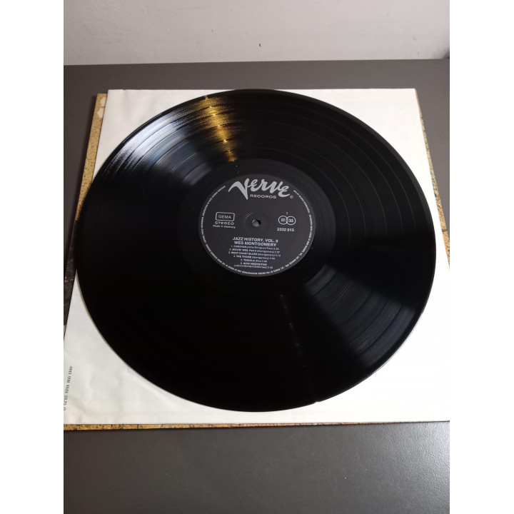 Wes Montgomery Jazz History Vol. 8 2 LP