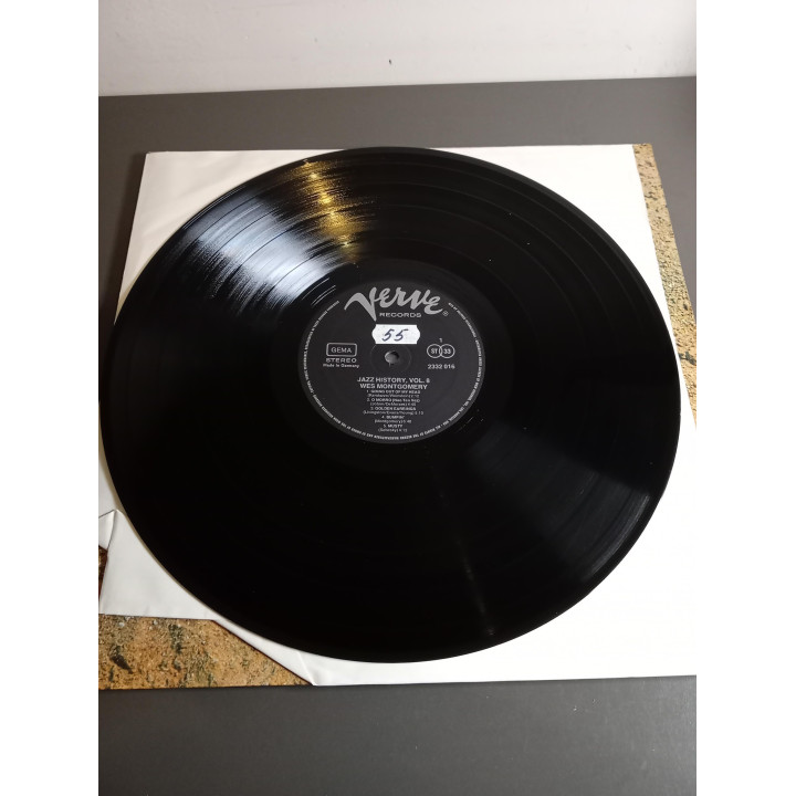 Wes Montgomery Jazz History Vol. 8 2 LP