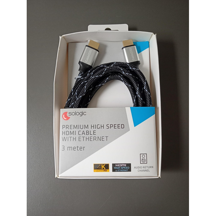 Sologic HDMI kabel 3 meter 4K