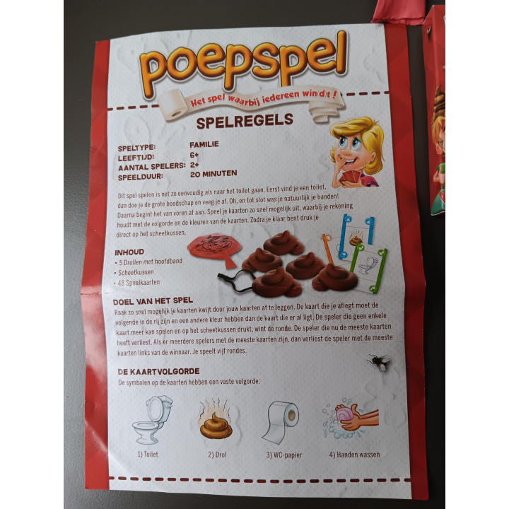 Poepspel - Hilarisch familiespel (compleet
