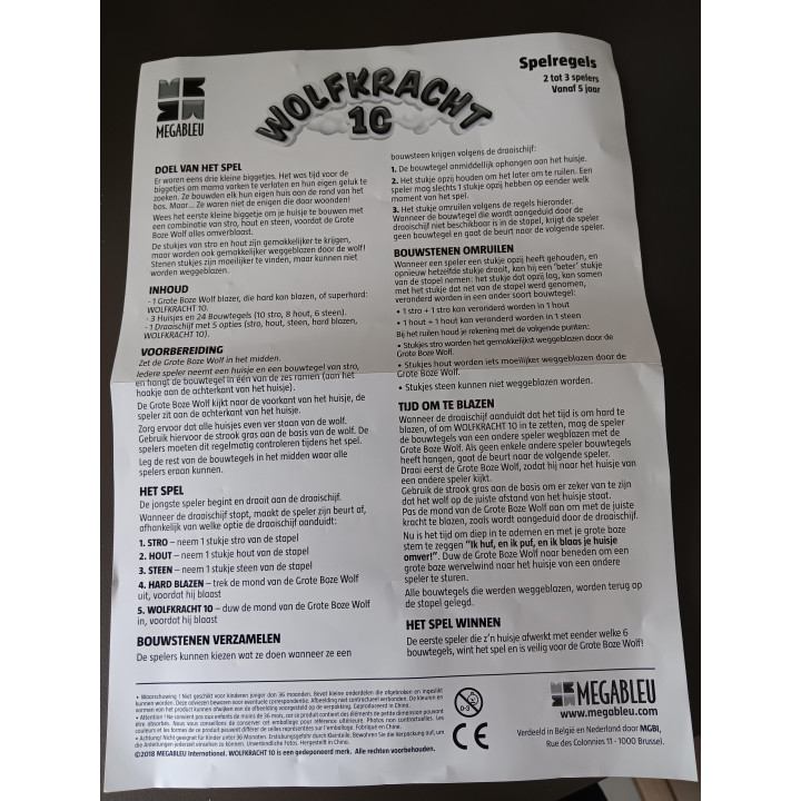 Wolfkracht 10  Kinderspel (Megableu)