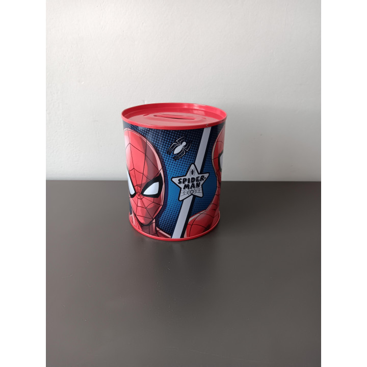 Spiderman Spaarpot - Metaal - Ø8 x 9 cm