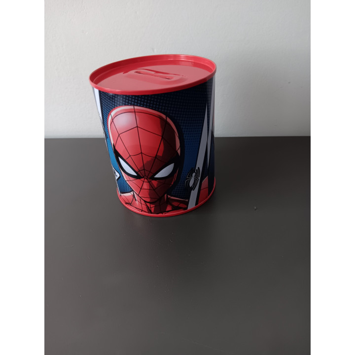 Spiderman Spaarpot - Metaal - Ø8 x 9 cm