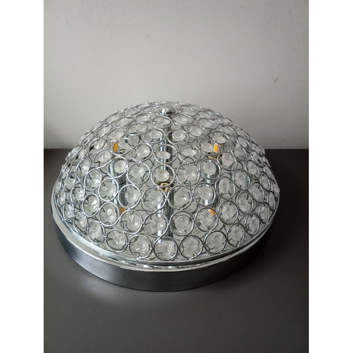 Gamma Carballo plafondlamp zilverkleurig 30 cm