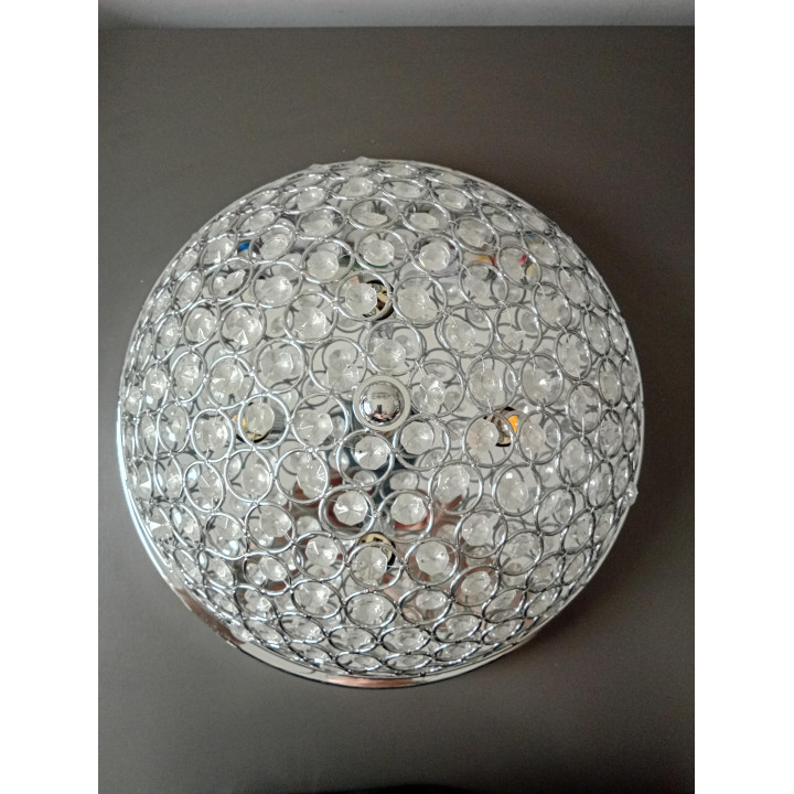 Gamma Carballo plafondlamp zilverkleurig 30 cm