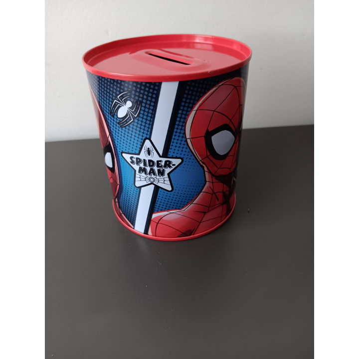 Spiderman Spaarpot - Metaal - Ø8 x 9 cm