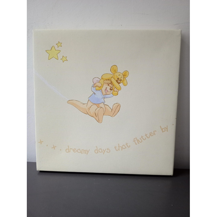 Disney Winnie de Poeh baby schilderijtje 21 x 21 cm