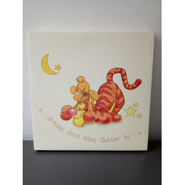 Disney Winnie de Poeh Teigetje en Roe schilderijtje 21 cm