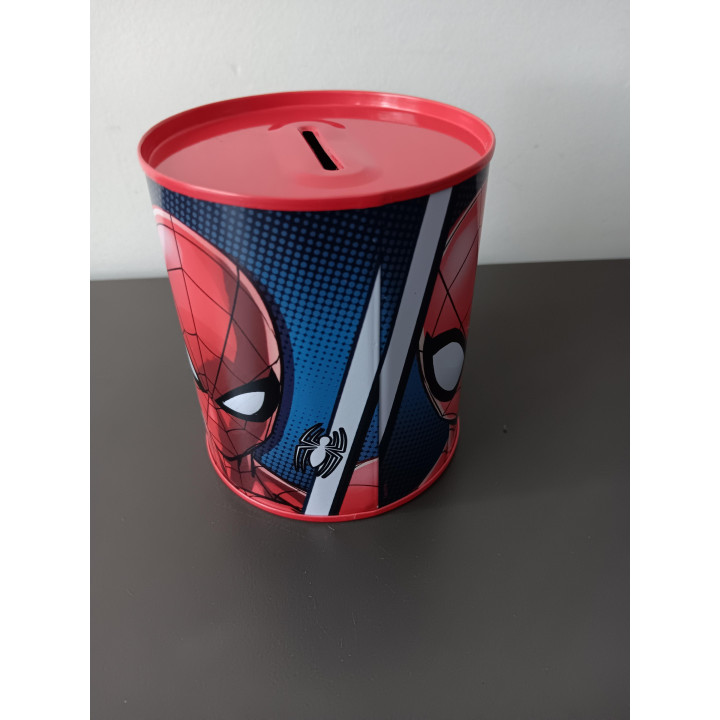 Spiderman Spaarpot - Metaal - Ø8 x 9 cm