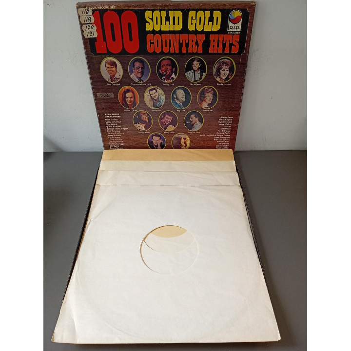 100 Solid Gold Country Hits 4 LP boxset