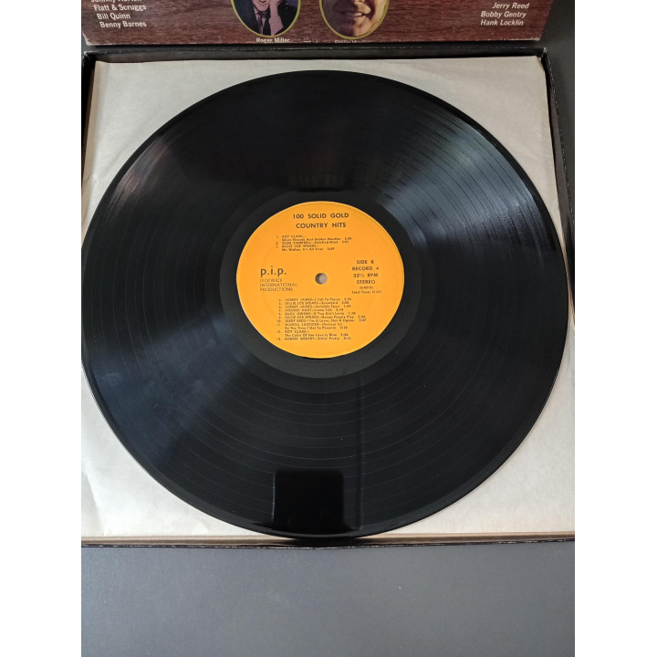100 Solid Gold Country Hits 4 LP boxset