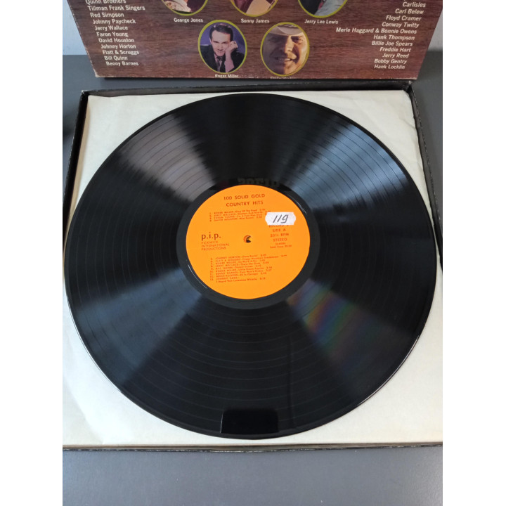100 Solid Gold Country Hits 4 LP boxset