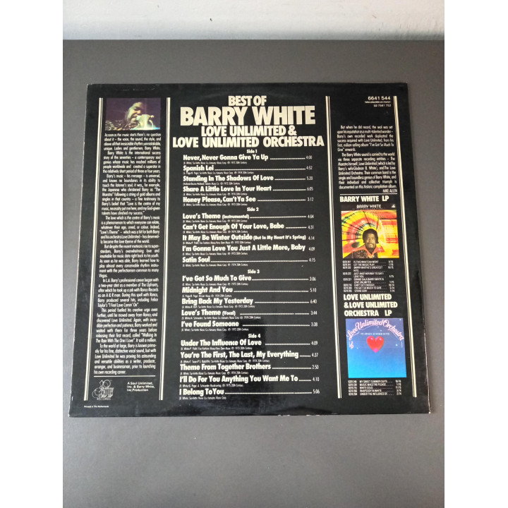 Best of Barry White Love Unlimited dubbel LP