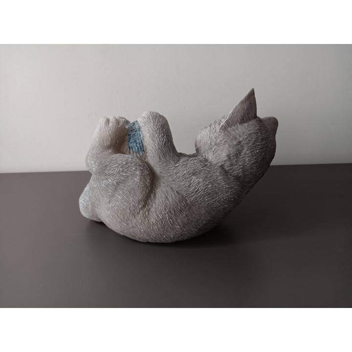 Kattenbeeldje met wol | decoratie | Angelique’s Kringloop