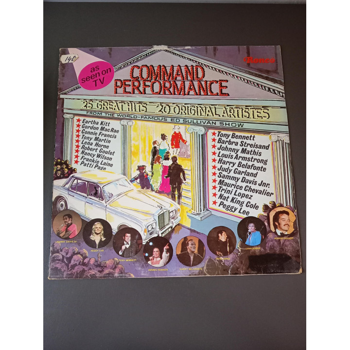 Command Performance 25 Great Hits LP Ronco