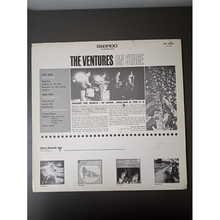 The Ventures On Stage LP Liberty Records