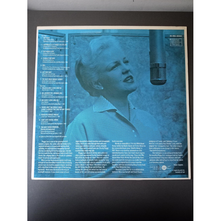 Peggy Lee Songs for My Man LP