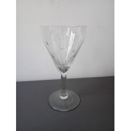 Wijnglas op voet met sterrendecoratie 13,5 cm