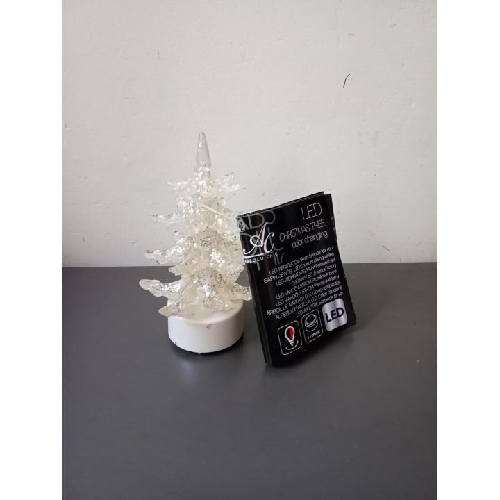 Absolu Chic LED kerstboom met wisselende kleuren 10,5 cm