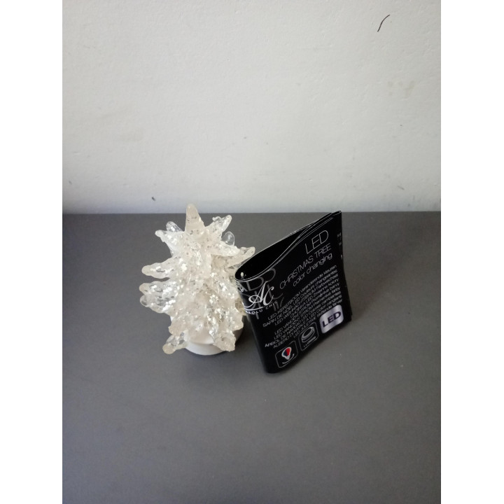 Absolu Chic LED kerstboom met wisselende kleuren 10,5 cm
