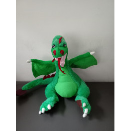 Efteling Draak Lichtgeraakt knuffel groen 30 cm