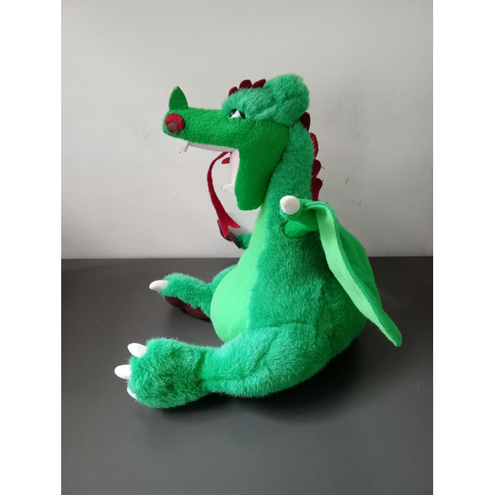 Efteling Draak Lichtgeraakt knuffel groen 30 cm