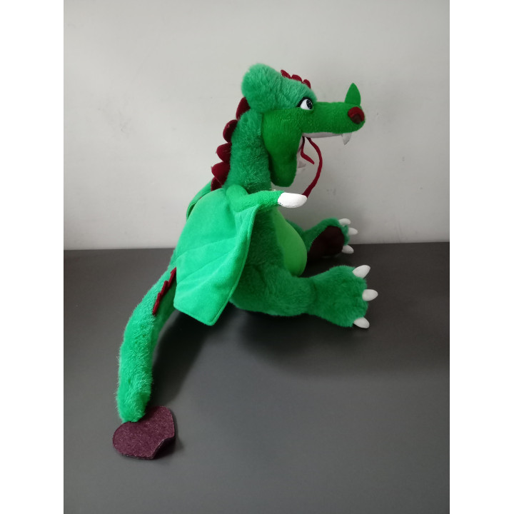 Efteling Draak Lichtgeraakt knuffel groen 30 cm