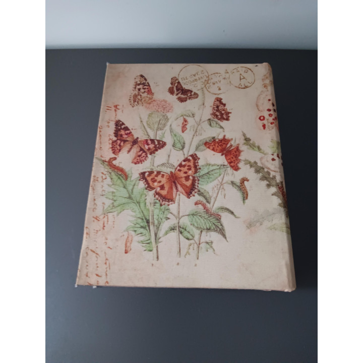 Decoratief Opbergboek - Vlinders & Bloemen