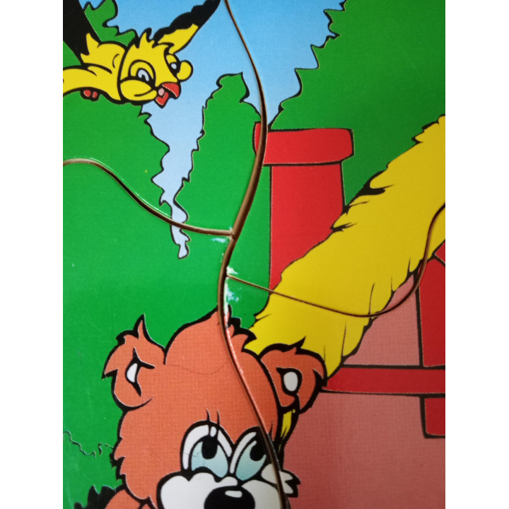 Houten legpuzzel met bosdieren 30 x 22,5 cm