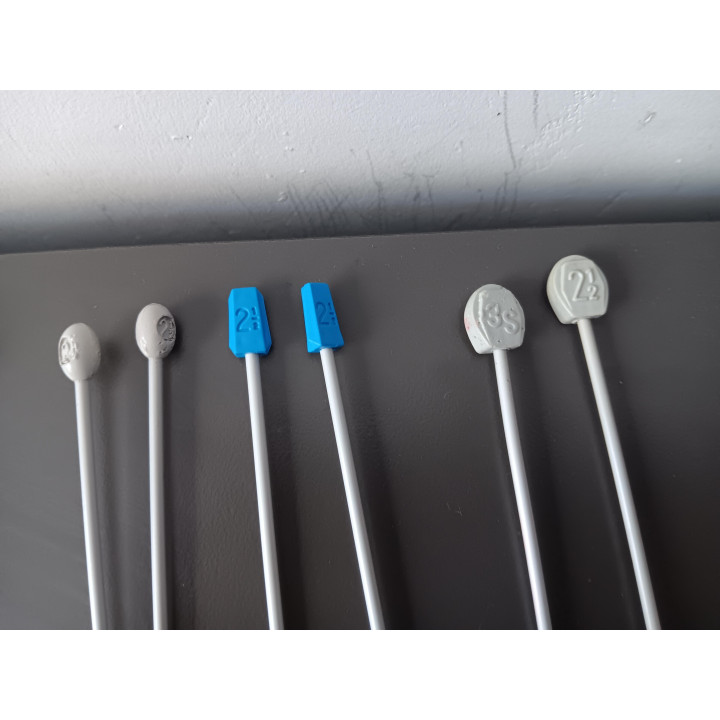 Set breinaalden 10 paar | diverse maten | Angelique’s Kringloop