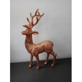 Decoratief rendier met gewei en glitters