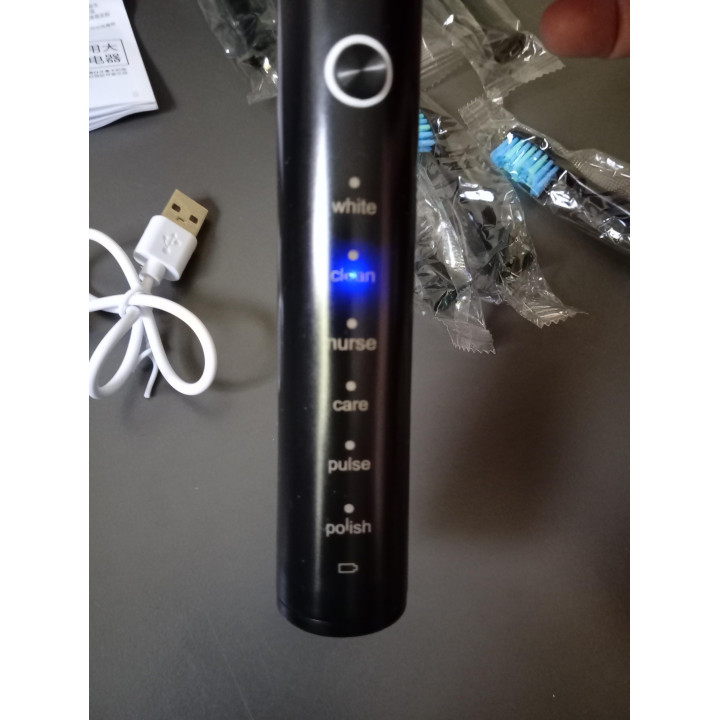 Deep Clean elektrische tandenborstel met 7 opzetborstels