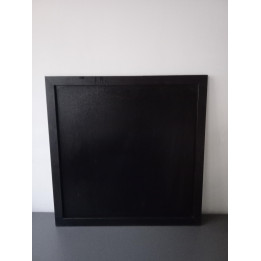 Vierkant zwart krijtbord 38 x 38 cm