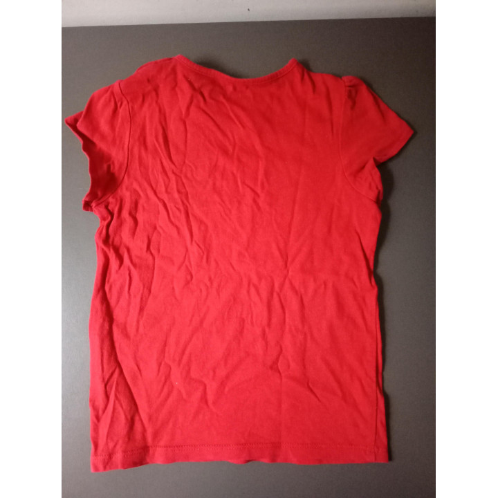 Kiabi rood meisjes T-shirt Mama's baby love maat 94