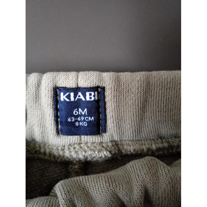 Kiabi babybroek grijsbruin maat 63-69