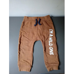 Dopodopo babybroek bruin met berenprint maat 92