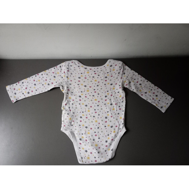 Primark babyromper grijs met sterren maat 92